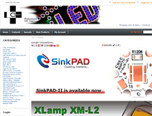 Tablet Screenshot of lck-led.com